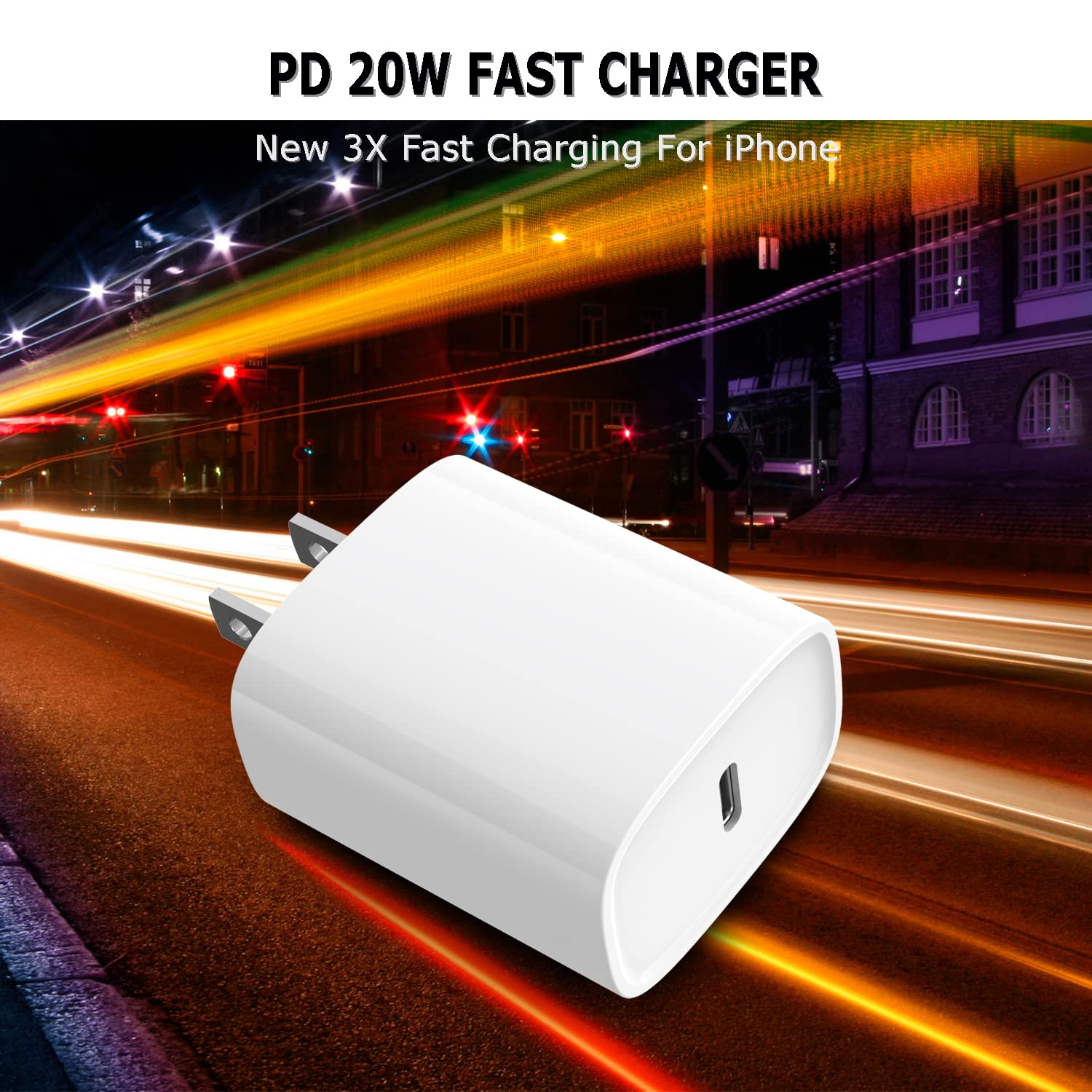10 FT iPhone Charger Fast Charging,【Apple MFi Certified】Long iPhone 13 Charger, USB C to Lightning Cable +20W PD Type C Wall Charger Block Rapid Transfer Cord for iPhone 13/12/Pro/Max/SE 2022/11/ XR/8